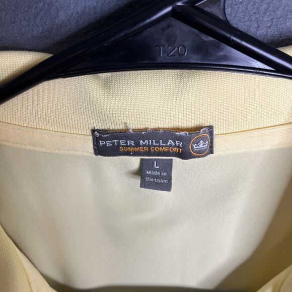 Peter Millar Summer Comfort Polo Shirt‎ Adult Large Southview Golf Club Spandex - Picture 4 of 9